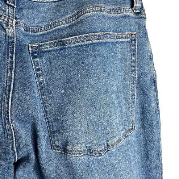 J.Crew 2025 Classic Wide-Leg Blue Denim Jeans Cotton Light Wash Size 30 Womens - Picture 9 of 14